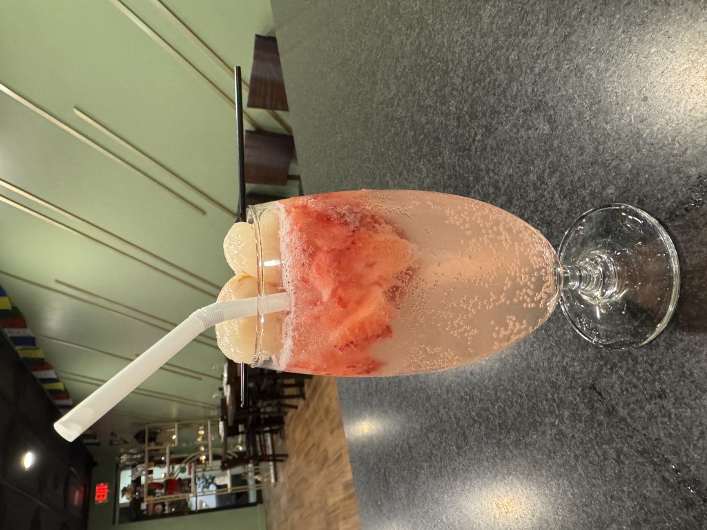 Strawberry Lychee Mocktail